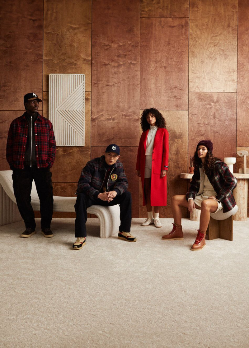 Marie Teissonniere featured in  the Kith lookbook for Winter 2023