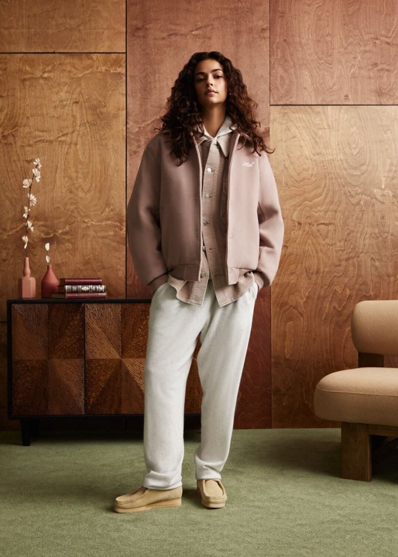 Marie Teissonniere featured in  the Kith lookbook for Winter 2023