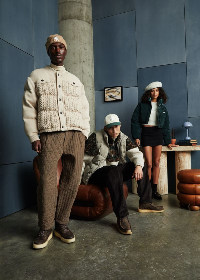 Marie Teissonniere featured in  the Kith lookbook for Winter 2023