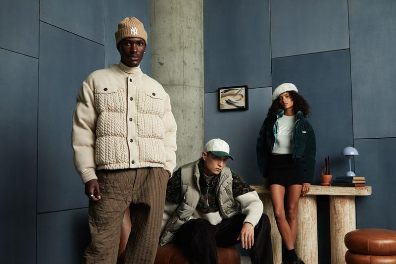 Marie Teissonniere featured in  the Kith lookbook for Winter 2023