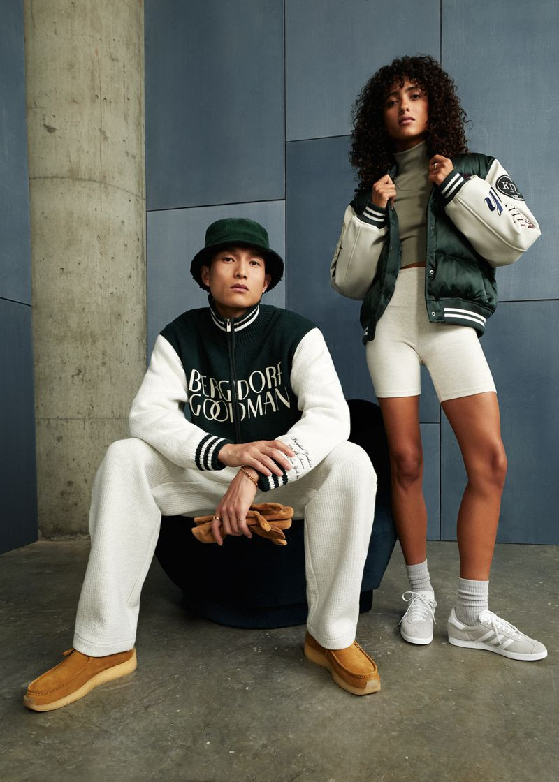 Marie Teissonniere featured in  the Kith lookbook for Winter 2023