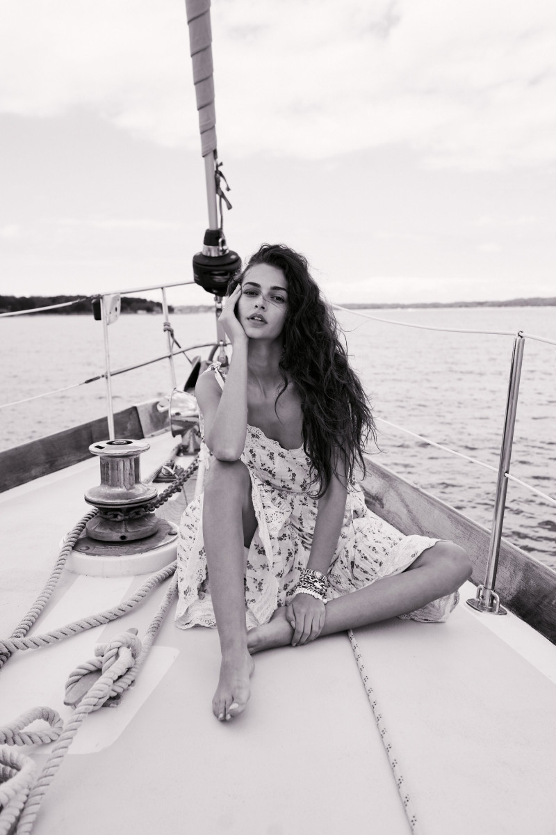 Marie Teissonniere featured in  the LoveShackFancy lookbook for Summer 2020