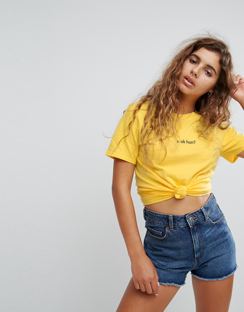 Marie Teissonniere featured in  the ASOS catalogue for Summer 2019