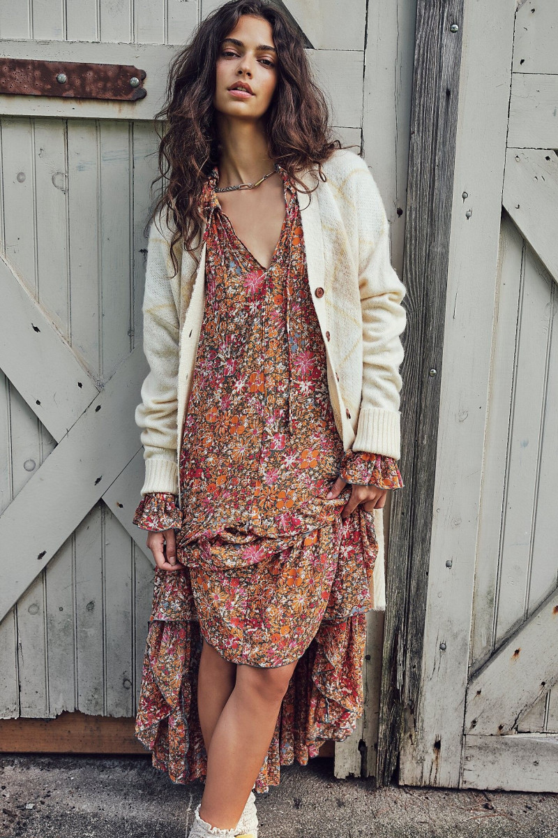 Marie Teissonniere featured in  the Free People lookbook for Fall 2020