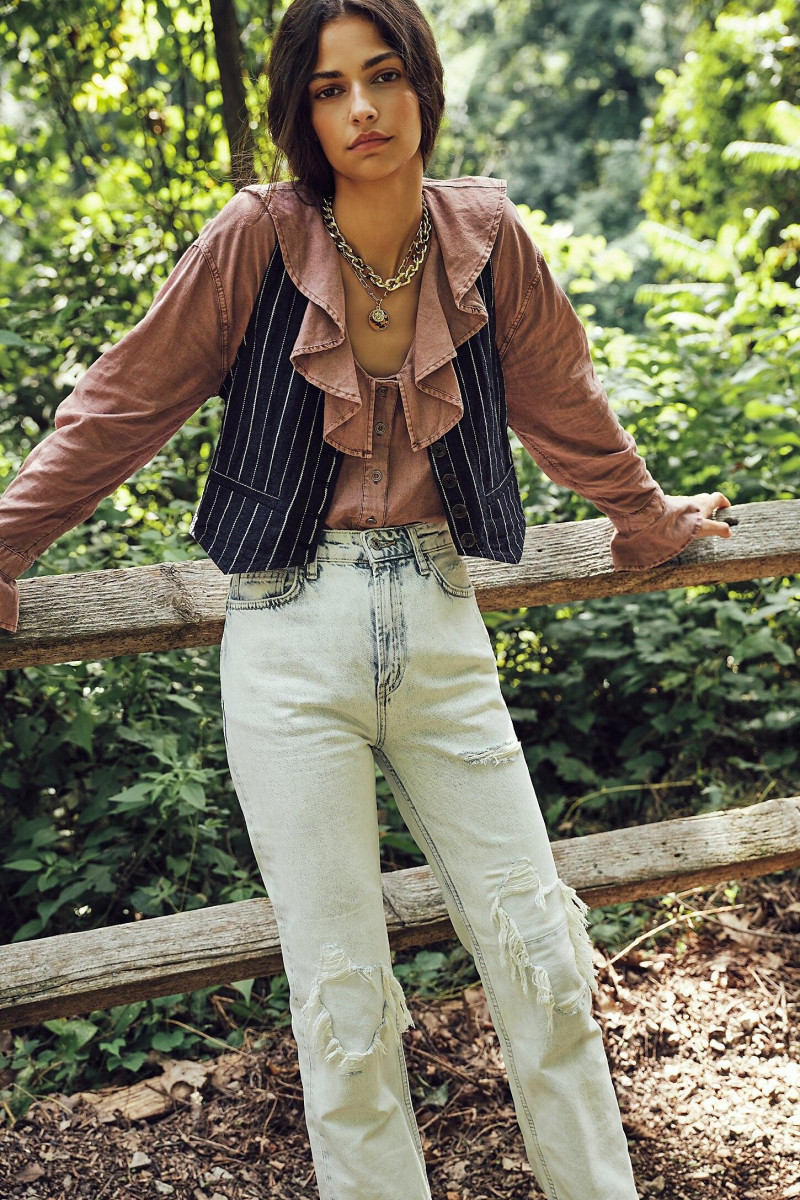 Marie Teissonniere featured in  the Free People lookbook for Fall 2020