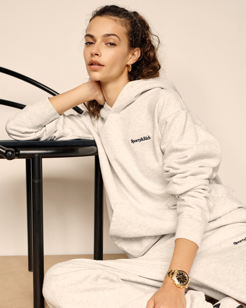 Marie Teissonniere featured in  the Sporty & Rich catalogue for Autumn/Winter 2021