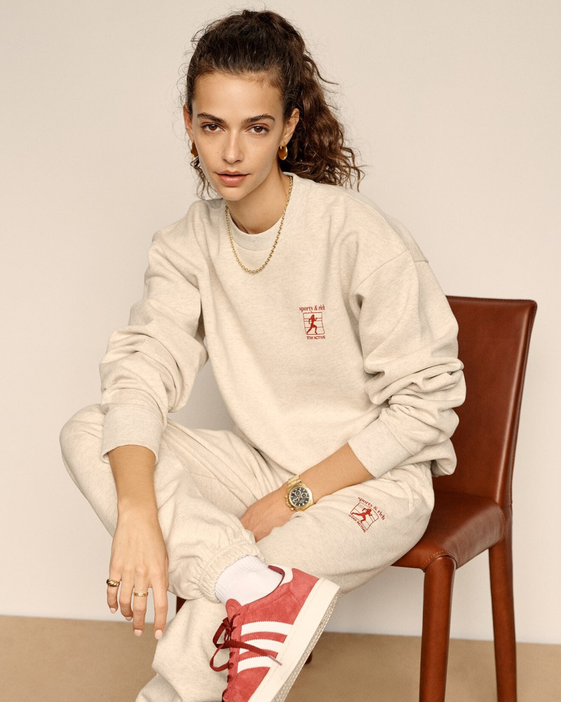 Marie Teissonniere featured in  the Sporty & Rich catalogue for Autumn/Winter 2021