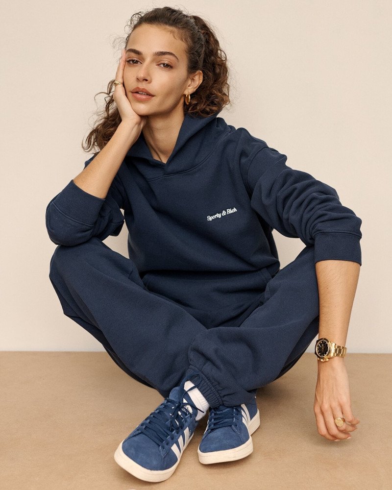 Marie Teissonniere featured in  the Sporty & Rich catalogue for Autumn/Winter 2021