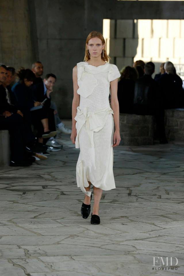 Annely Bouma featured in  the Loewe fashion show for Spring/Summer 2015