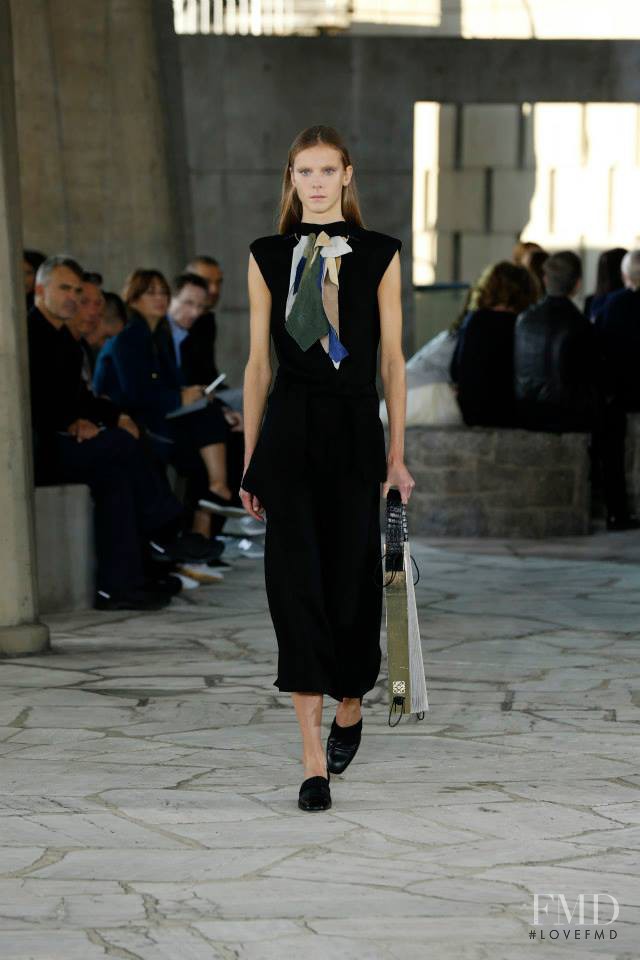 Phillipa Hemphrey featured in  the Loewe fashion show for Spring/Summer 2015