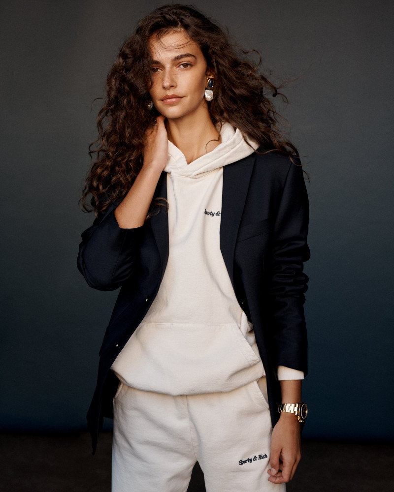 Marie Teissonniere featured in  the Sporty & Rich lookbook for Spring/Summer 2021