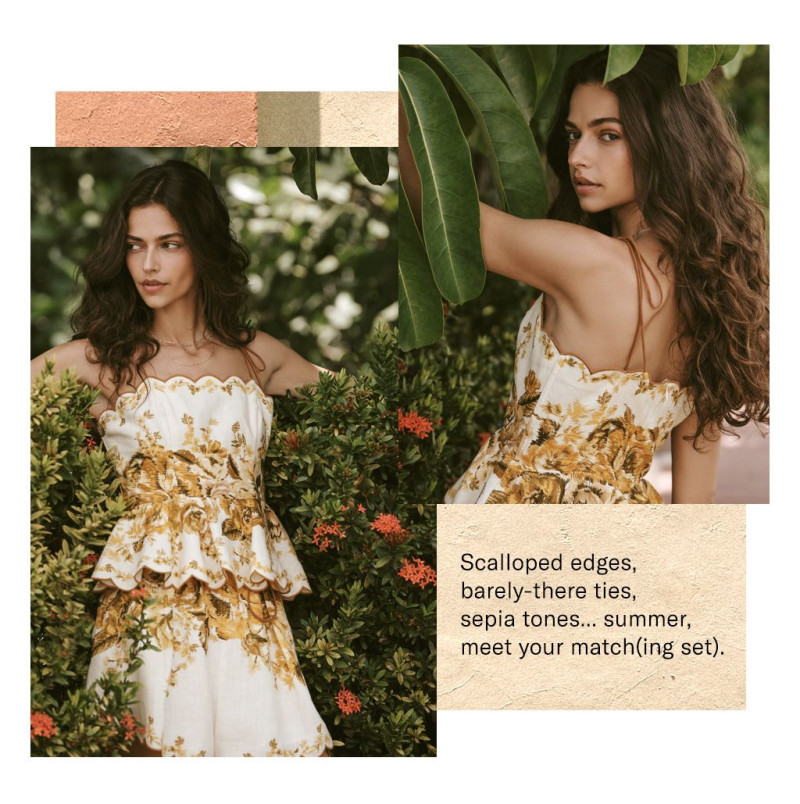 Marie Teissonniere featured in  the Shopbop lookbook for Summer 2021