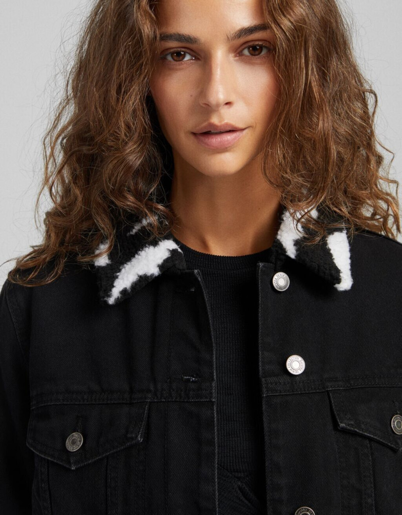 Marie Teissonniere featured in  the Bershka catalogue for Autumn/Winter 2021