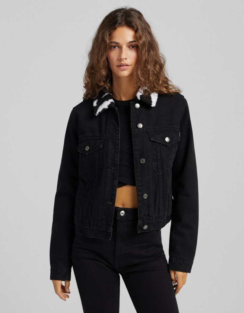 Marie Teissonniere featured in  the Bershka catalogue for Autumn/Winter 2021