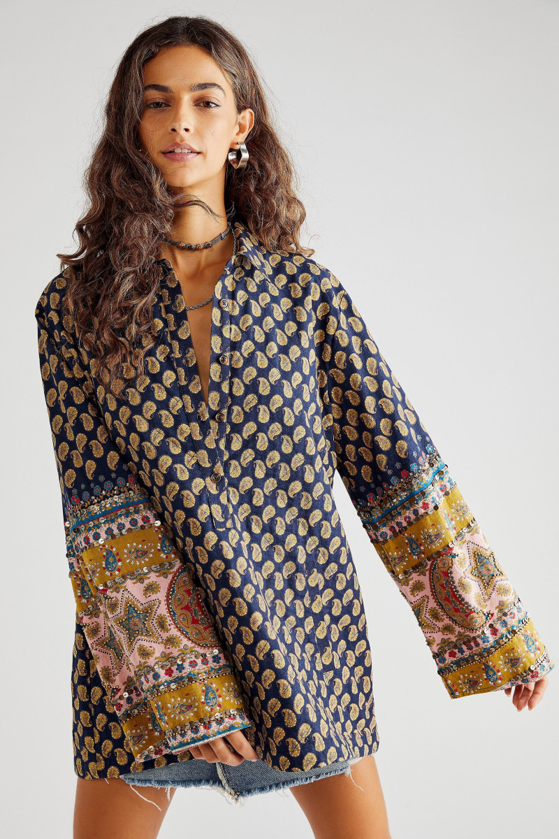 Marie Teissonniere featured in  the Free People catalogue for Winter 2021