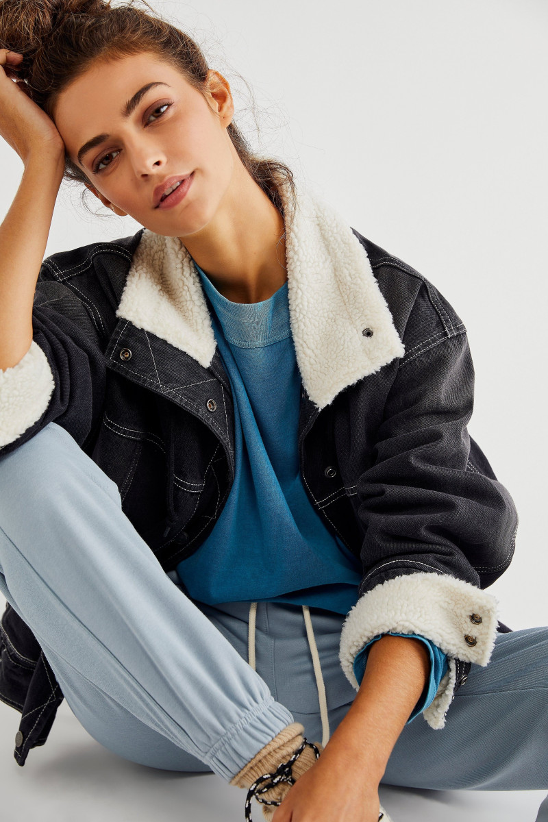 Marie Teissonniere featured in  the Free People catalogue for Winter 2021