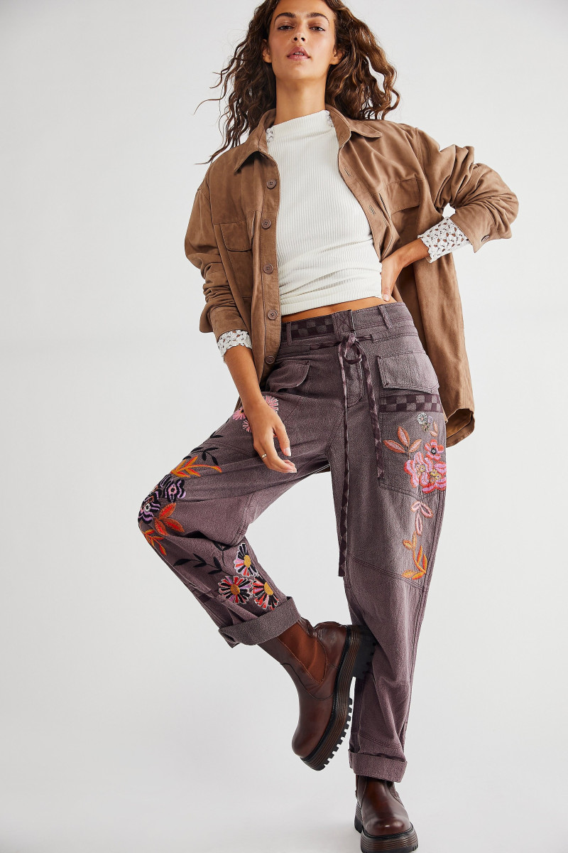 Marie Teissonniere featured in  the Free People catalogue for Winter 2021