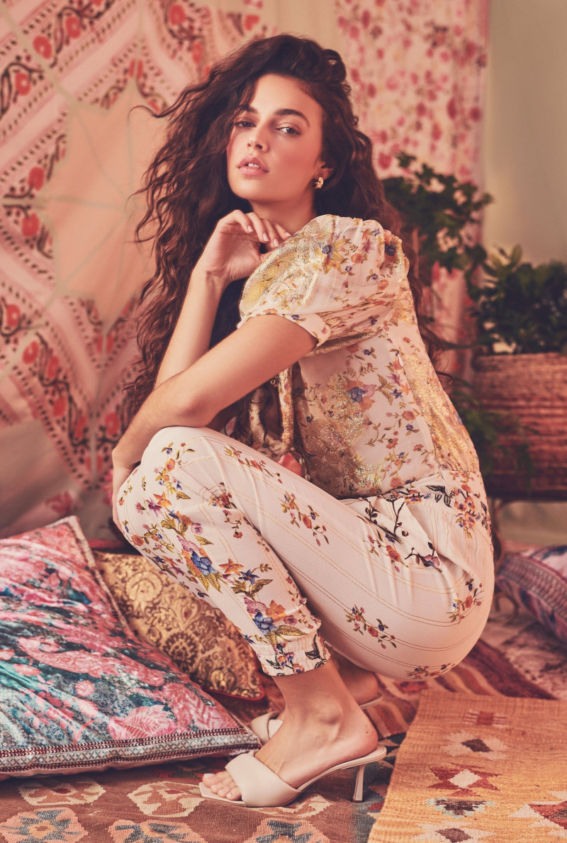 Marie Teissonniere featured in  the Hemant & Nandita catalogue for Summer 2021