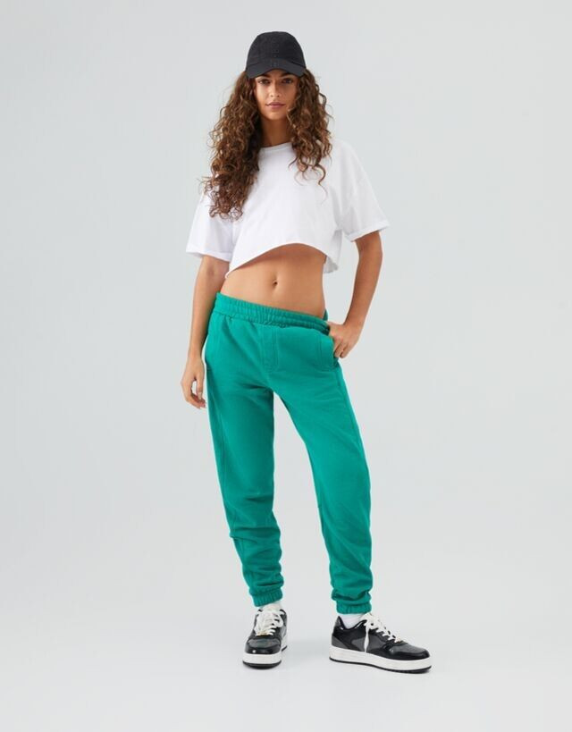 Marie Teissonniere featured in  the Bershka Rock Jeans catalogue for Spring/Summer 2022