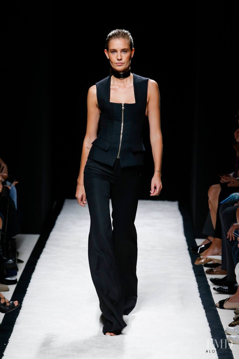 Nadja Bender featured in  the Balmain fashion show for Spring/Summer 2015