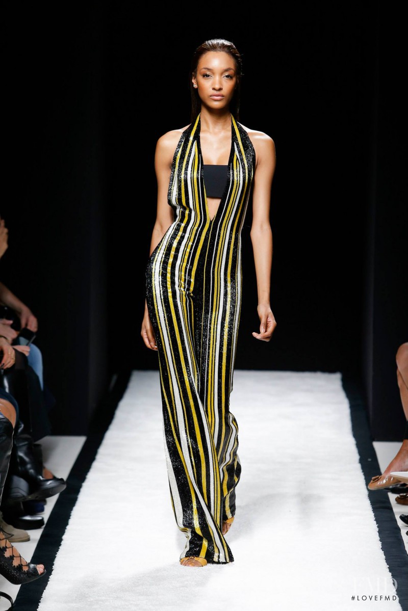 Jourdan Dunn featured in  the Balmain fashion show for Spring/Summer 2015
