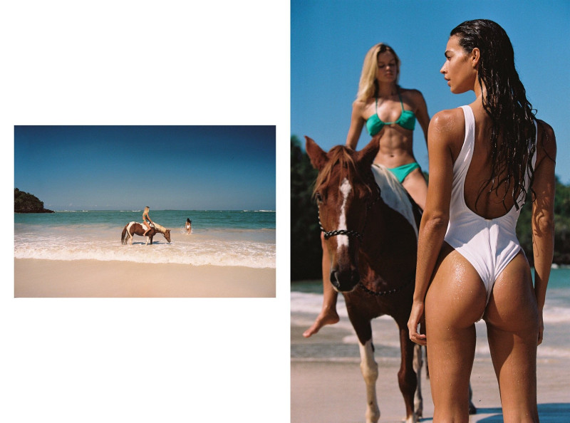 Marie Teissonniere featured in  the New Yorker Swimwear lookbook for Summer 2022