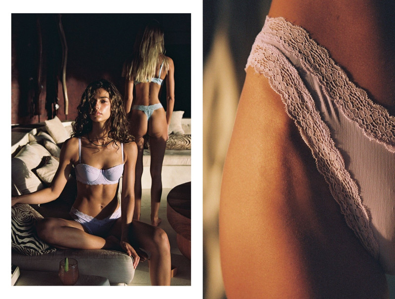 Marie Teissonniere featured in  the New Yorker Lingerie lookbook for Autumn/Winter 2022