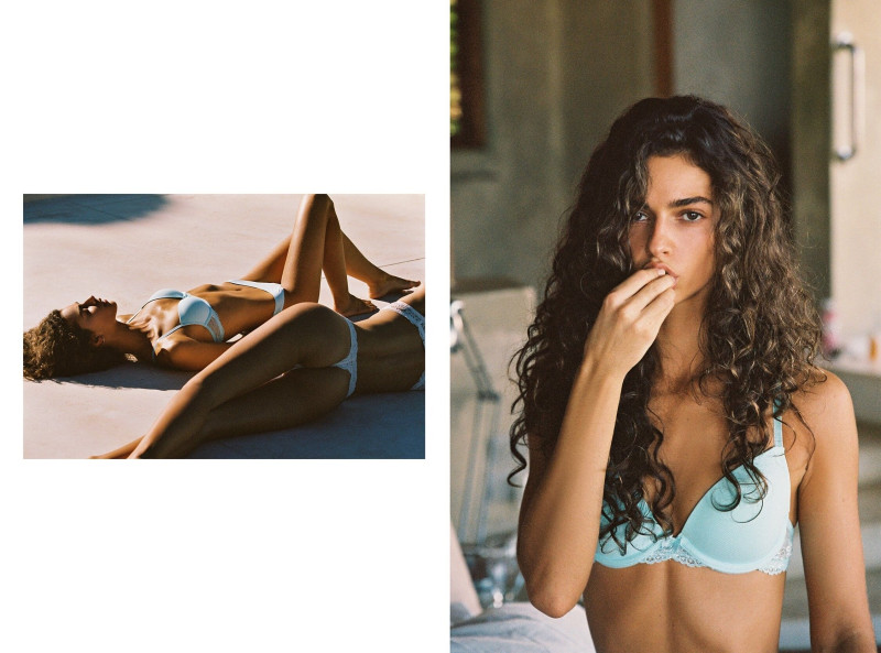 Marie Teissonniere featured in  the New Yorker Lingerie lookbook for Autumn/Winter 2022