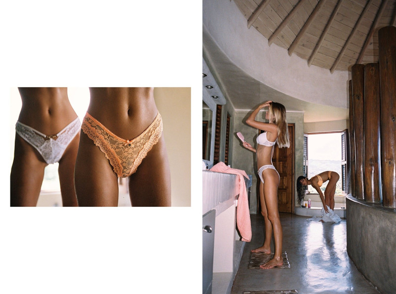 Marie Teissonniere featured in  the New Yorker Lingerie lookbook for Autumn/Winter 2022