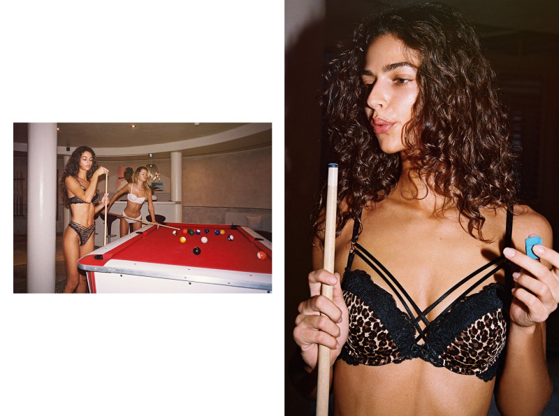 Marie Teissonniere featured in  the New Yorker Lingerie lookbook for Autumn/Winter 2022