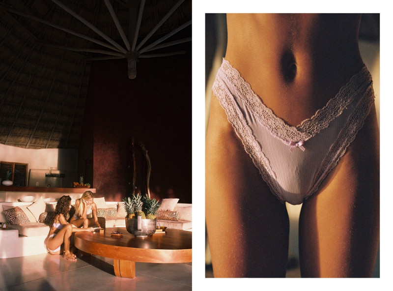 Marie Teissonniere featured in  the New Yorker Lingerie lookbook for Autumn/Winter 2022