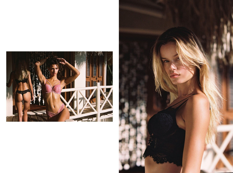 Marie Teissonniere featured in  the New Yorker Lingerie lookbook for Autumn/Winter 2022