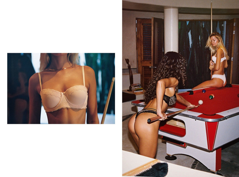 Marie Teissonniere featured in  the New Yorker Lingerie lookbook for Autumn/Winter 2022