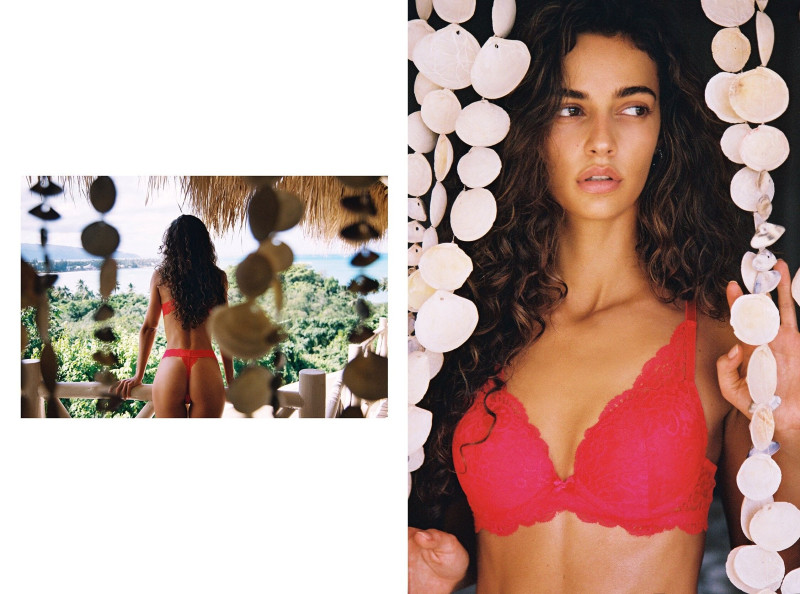 Marie Teissonniere featured in  the New Yorker Lingerie lookbook for Autumn/Winter 2022