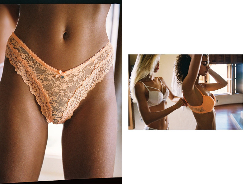 Marie Teissonniere featured in  the New Yorker Lingerie lookbook for Autumn/Winter 2022