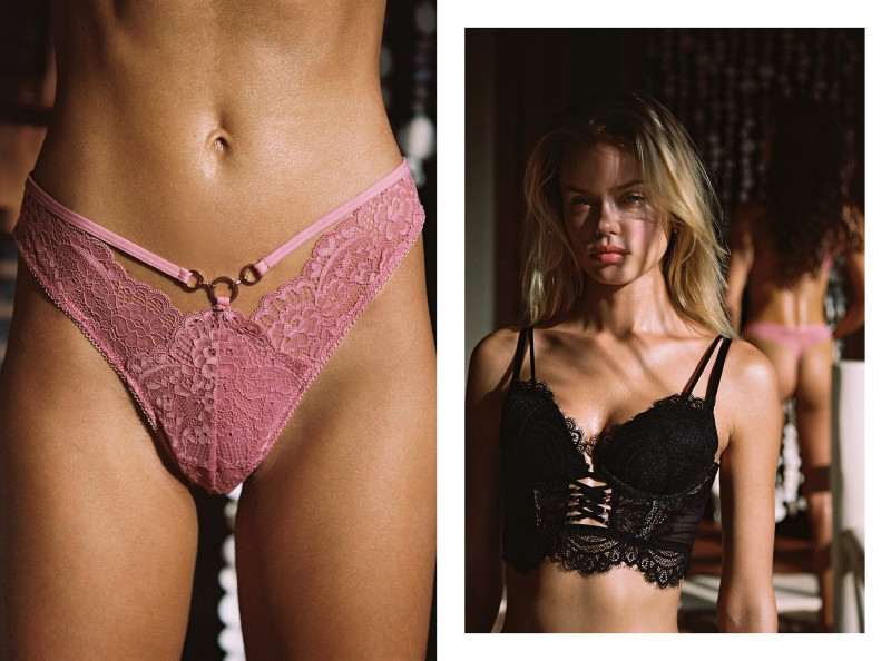 Marie Teissonniere featured in  the New Yorker Lingerie lookbook for Autumn/Winter 2022