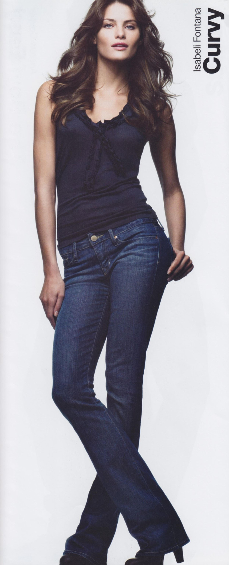 Isabeli Fontana featured in  the Gap advertisement for Autumn/Winter 2009