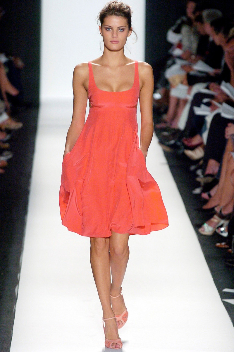 Isabeli Fontana featured in  the Narciso Rodriguez fashion show for Spring/Summer 2005