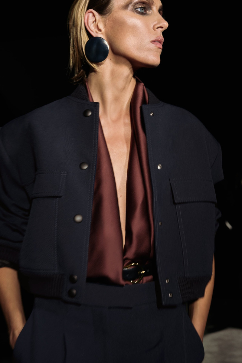 Anja Rubik featured in  the Zara lookbook for Pre-Spring 2023