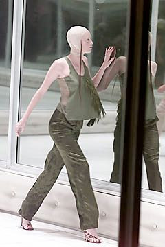Alexander McQueen fashion show for Spring/Summer 2001
