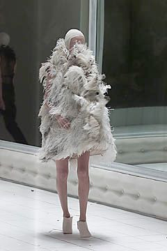 Alexander McQueen fashion show for Spring/Summer 2001