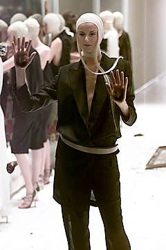 Alexander McQueen fashion show for Spring/Summer 2001