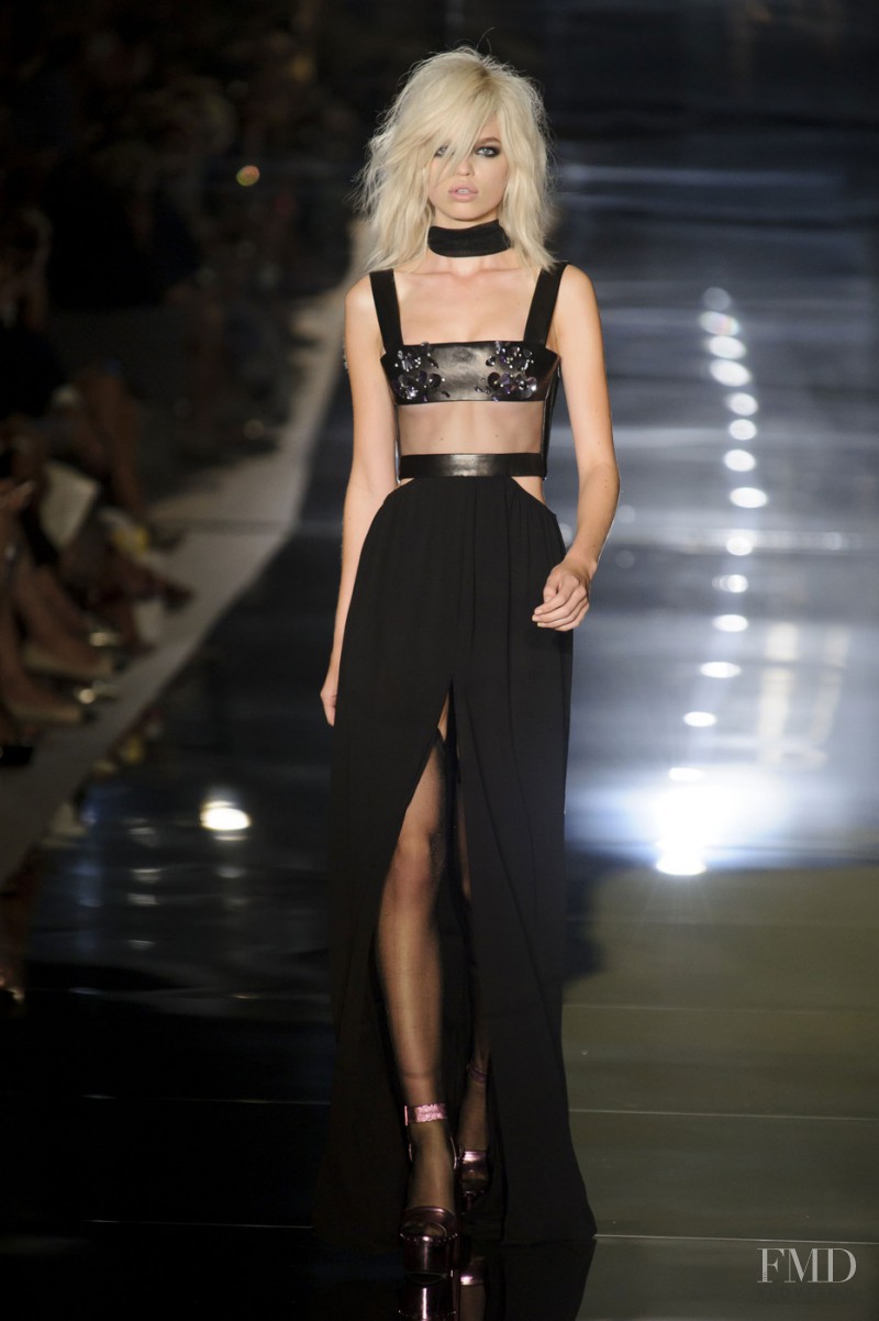 Daphne Groeneveld featured in  the Tom Ford fashion show for Spring/Summer 2015