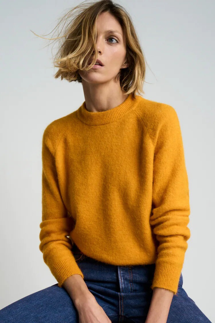 Anja Rubik featured in  the Zara lookbook for Winter 2021