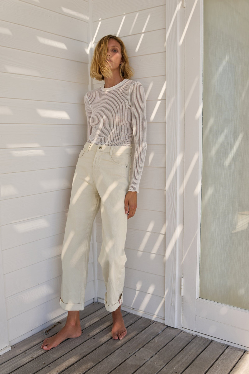 Anja Rubik featured in  the Zara lookbook for Spring/Summer 2022