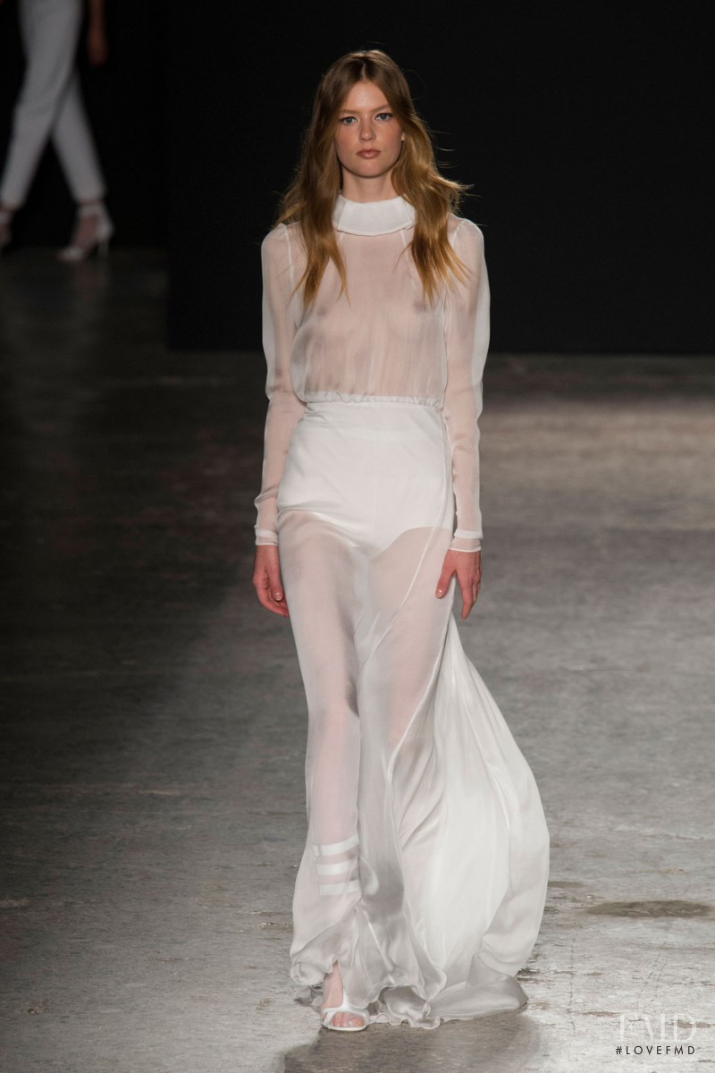 Emmy Rappe featured in  the Francesco Scognamiglio fashion show for Spring/Summer 2015