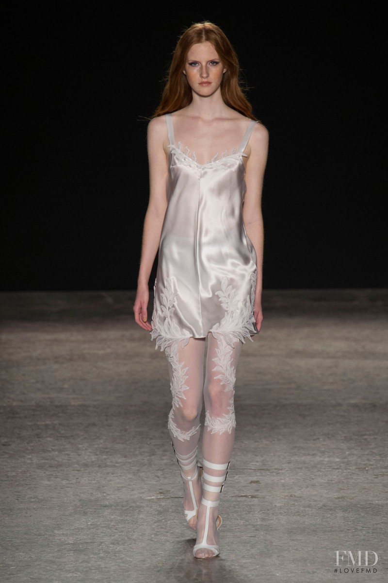 Magdalena Jasek featured in  the Francesco Scognamiglio fashion show for Spring/Summer 2015