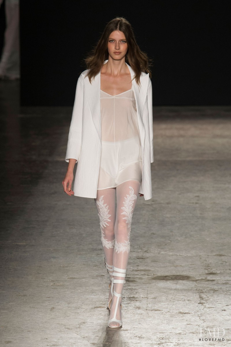 Josephine van Delden featured in  the Francesco Scognamiglio fashion show for Spring/Summer 2015