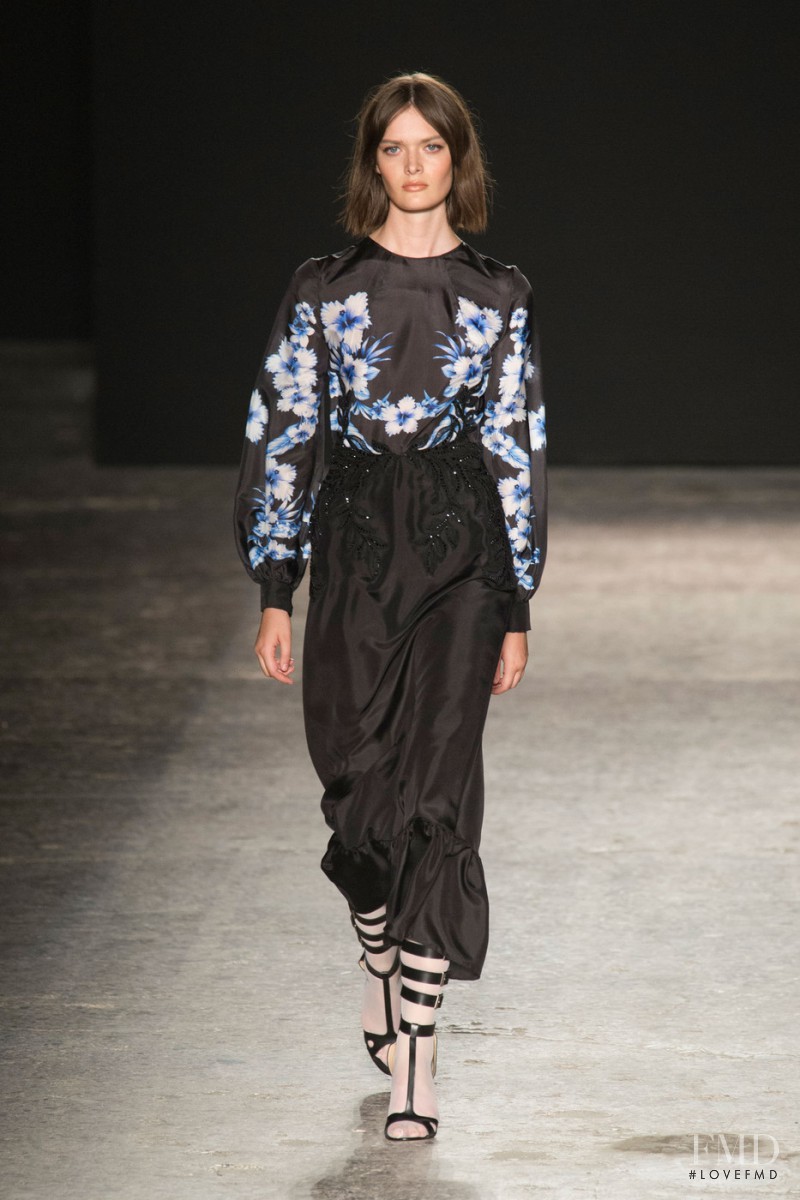 Sam Rollinson featured in  the Francesco Scognamiglio fashion show for Spring/Summer 2015