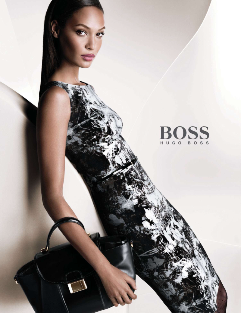 Joan Smalls featured in  the Boss by Hugo Boss advertisement for Autumn/Winter 2013